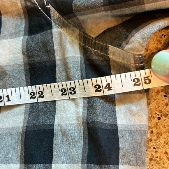 Harley Davidson Short Sleeve Button Up Size XL Black & Grey Plaid - Picture 9 of 10